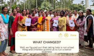 Aparajitas story supported by Drishtee